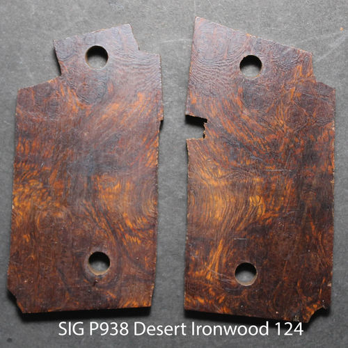 Desert Ironwood burl 124, SIG P938, $200 base price