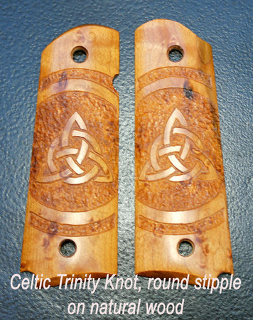 Celtic Trinity Knot on natural wood (Hades Roasted Birdseye Maple shown)\\n\\n01/19/2016 9:32 PM