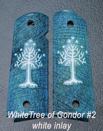 Tree of Gondor #2, white "inlace" inlay\\n\\n1/19/2016 8:56 PM