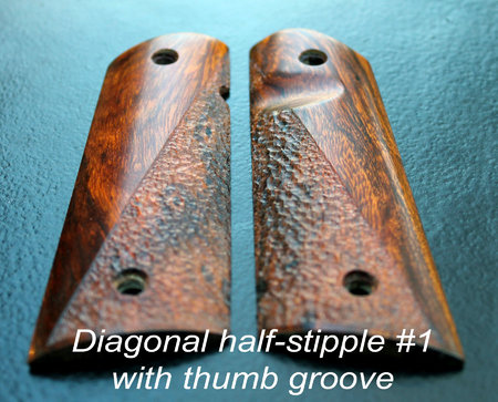 Half-stipple #1, diagonal with thumb groove\\n\\n1/21/2016 10:57 AM