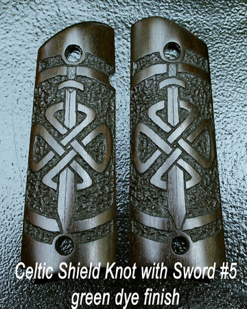 Sword and Shield Knot #5, dark solid color dye (green shown)\\n\\n01/20/2016 8:52 PM