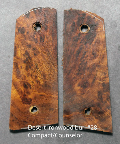 Desert Ironwood burl 28, Compact frame, $215 base price