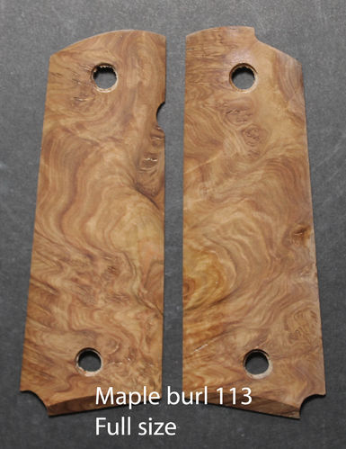 stabilized Maple burl 113, full size, $185 base price